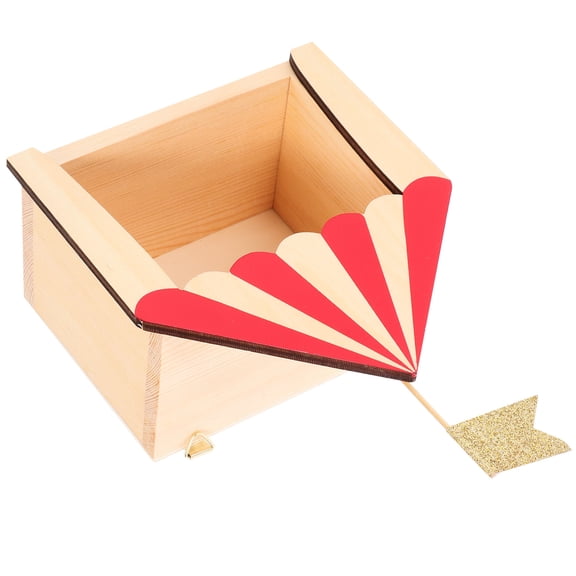 Raindrops Stylish Adorable Storage Box for Kids Room Made of Safe Plastic Red Circus Theme S