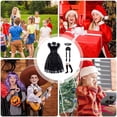 thumbnail image 3 of Disfraz Princesa para Niñas Miércoles Halloween Carnaval Fiesta Cosplay, 3 of 9