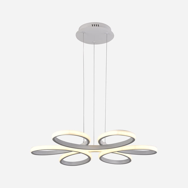 Lámpara FLOWER Luxica Lighting Tipo Candil Colgante Led 6119 W Blanca
