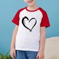 thumbnail image 6 of Babcutegg Kids Short T-Shirts for Girls Boys Short Tops Sleeve Round Neck Shirt Pullover Red Size 11 Years, 6 of 9