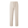 thumbnail image 5 of zaveiop Baggy Sweatpants for Women - High Waisted Wide Leg Pants, Athletic Joggers for Workout, Fleece Fall Fashion Outfits (Z1-Coffee, L), 5 of 6
