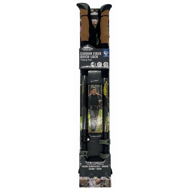 Cascade Mountain Tech 100% Carbon Fiber Trekking Poles, 26-54" photo 7