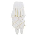 thumbnail image 1 of Pantalones Harem con cintura elástica, sueltos, para danza tribal árabe, ropa para danza del vientre Blanco, 1 of 8