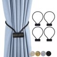 thumbnail image 1 of LAICAIW Magnetic Curtain Tiebacks, Strong Magnetic Window Curtain Tiebacks Clips Decorative Rope Holdbacks Drapery Curtain Tie Backs Weave Holder for Window Draperies Hold Curtains Drape Ties Backs, 1 of 5