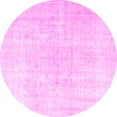thumbnail image 1 of Ahgly Company Indoor Round Persian Pink Traditional Area Rugs, 7' Round, 1 of 4