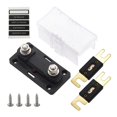thumbnail image 1 of Bloque de fusibles ANL en línea Portafusibles ANL para sistema de audio y video de automóvil y camión, 200 A, 1 of 5