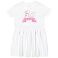 thumbnail image 3 of Inktastic I'm Four Cute Unicorn 4th Birthday Girls Toddler Dress, 3 of 5