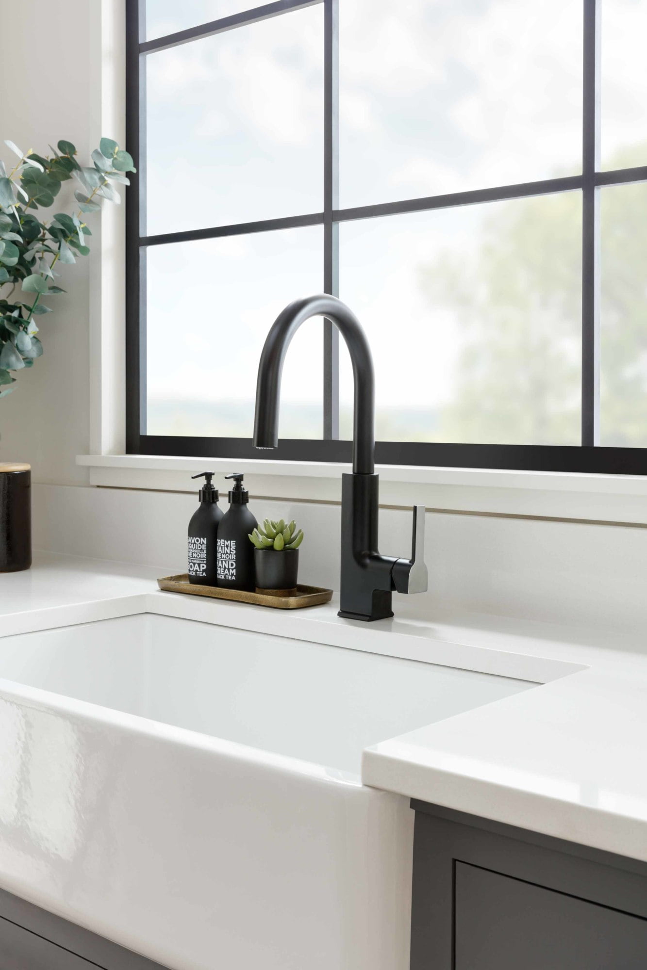 Moen STo Matte Black One-Handle Pulldown Kitchen Faucet