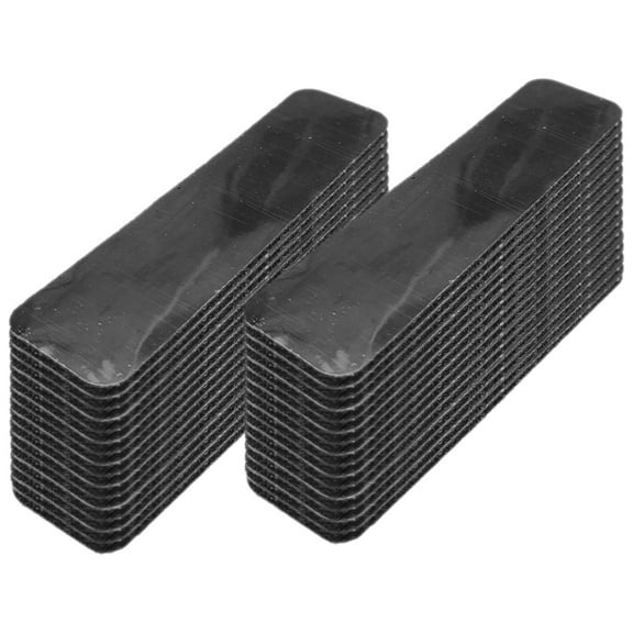 Raindrops  30 Pcs Removable Adhesive Strips 2 Sided Tape Heavy Duty Black