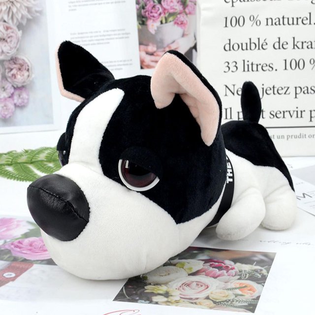 XWSHYW Juguetes para Niños Rompecabezas de Tela, Juguete Artístico, Perro de Ojos Grandes para Ayudar Al Bebé a Consolarse, Adornos para Dormir