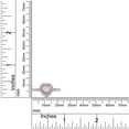 thumbnail image 6 of Heart & Round Cut White Cubic Zirconia Love Heart Halo Ring In 14K Rose Gold Plated 925 Sterling Silver (Color: White, Clarity: VVS1-VVS2) -11, 6 of 7