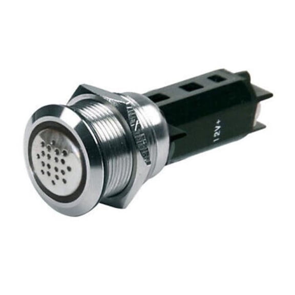 Marinco 12V Buzzer w/Warning Light - Red [80-511-0009-01]