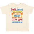 thumbnail image 3 of Inktastic Snips Snails and Puppy Dog Tails That's What Little Boys Boys Toddler T-Shirt, 3 of 5