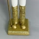 thumbnail image 5 of Ounissouiy 4 unids/set adorno de soldado Cascanueces inodoro ecológico añadir deseos al árbol de Navidad coleccionable oro blanco 4 Uds Type2 NO2, 5 of 6