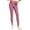 Hot Pink, variant on Vivianyo HD Women's High Waist Athletic Yoga Leggings with Pockets , Full Length Stretch Running Workout Pants foe Women, All Season Active Wear for Gym and Travel, Sizes S-3XL