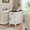 White, variant on Narrow End Table with Charging Station, Farmhouse Side Table with Hidden Flip-Top Power Strip, Drawer & Storage Cabinet for Living Room or Bedroom
