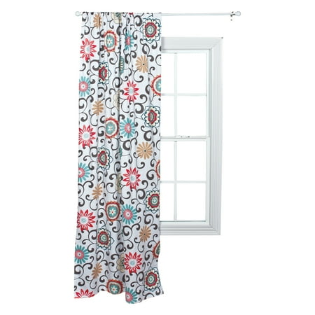 Waverly Pom Pom Play Floral Window Drape