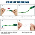 thumbnail image 4 of Jump Rope Beaded Jump Rope, Skipping Rope Adjustable for Adult Kids, -Free Speed Rope for Double Dutch Boxing Workout Exercise Fitness Weight Loss, 4 of 5