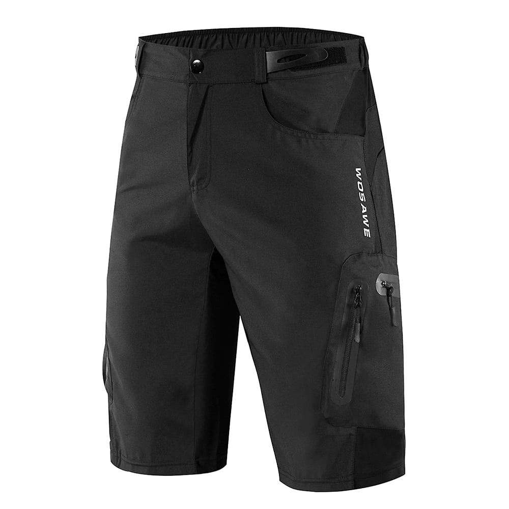 Men's Cycling Shorts Loose Fit MTB Bike Shorts Bicycle Pocket Short Pants 