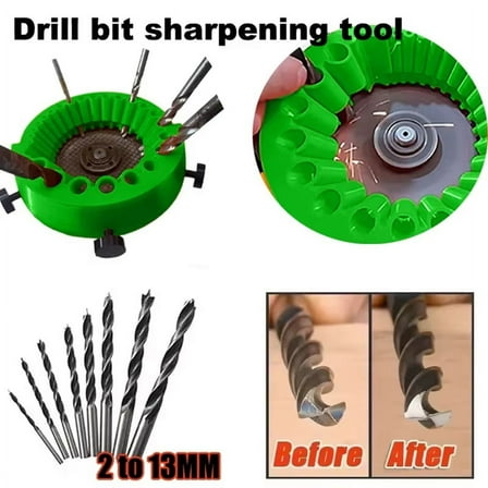 1 * Drill Bit Sharpener kit(excluding drill bit)-Green
