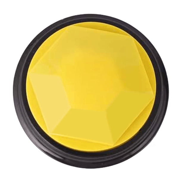 Botones de entrenamiento para perros FLhrweasw juguetes grabables para hablar con mascotas color amarillo