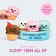 thumbnail image 3 of Peluches identificables con forma de cono de helado de apoyo emocional con cesta, 3 of 5