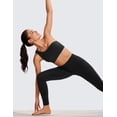 thumbnail image 3 of CRZ YOGA Butterluxe One Shoulder Sports Bras for Women One Strap Low Impact Workout Yoga Tops, 3 of 6
