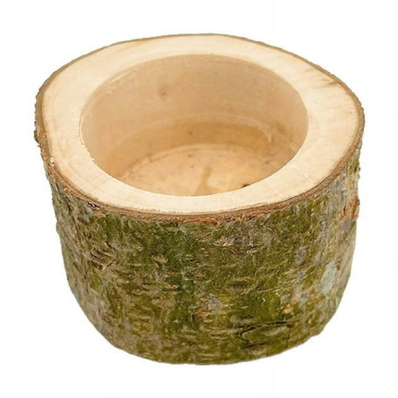 Pet Hamster Wooden Food Bowl Hamster Squirrel Food Bowl