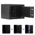 thumbnail image 2 of Steel Small Security Safe Fireproof Waterproof Safe with Keypad Lock and Keys, 0.2 Cubic Feet Burglary Digital Security Safe Box for Cash Money Jewelry Document Cabinet Safe Home o, 2 of 7