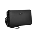 thumbnail image 2 of Bolso de mano para hombre, tarjetero de lujo para teléfono, bolso de viaje para papá negro, 2 of 9