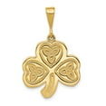 thumbnail image 1 of FB Jewels 14K Yellow Gold Trinity Clover Pendant, 1 of 4