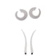 thumbnail image 1 of 2 Pares De Antílope Artificial Cuernos De Carnero Cosplay Egipcia Sati Diadema Accesorio, 1 of 9