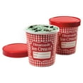 thumbnail image 3 of Hamilton Beach Homemade Ice Cream 1 Pint Storage Tubs and Lids, Red (32 Pack), 3 of 5