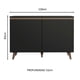 thumbnail image 3 of Gabinete Bajo Cocina Madesa Nice Reims 2 Puertas con Pies NN, 3 of 9