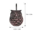 thumbnail image 4 of RENACLIPY Easy Install Owl Shower Curtain Hooks, Brown, 12 Pieces - Home Decor Accessories, 4 of 6