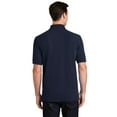 thumbnail image 2 of Port 1190982 Ring Spun Pique Polo Shirt, Deep Navy - 3XL, 2 of 4