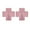 Pink, variant on Women Crosses Shape Nipple Pasties Covers Body Chain Sparkling Rhinestones Carnivals Breast Stickers Petals Body Jewelry