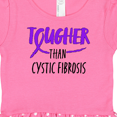 thumbnail image 3 of Inktastic Tougher than Cystic Fibrosis Gift Baby Girl Dress, 3 of 4