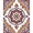 Purple Multi, Pattern 9, variant on Design&I 8'x10' Washable Area Rug Extra Large Skid-Resistant Low Profile Purple Interlocking Para Scrollwork Bedside Inspired Alfombras for Living Room, Family