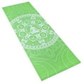 thumbnail image 2 of 1/8" (3mm) Chakra Art Printed Yoga Mat & Basic Pose Guide, Meadow Green, 2 of 7