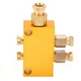 thumbnail image 4 of Adjustable Brass Lube Piston Separator Divider Valve Lubrication System TKType Oil Distributor Machinery, 4 of 7