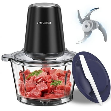 Electric Food Chopper, 2L Meat Grinder Food Processor Glass Steel Meat for Vegetable Meat Fruit