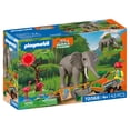thumbnail image 1 of Juguete Playmobil Elefante con cuidador del zoológico, 1 of 5
