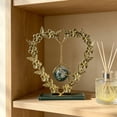 thumbnail image 6 of Luoshdecor White Crystal Ball Display Stand Ornament for,Gold Flower Butterfly Holder for Home Office Tabletop Decor, 6 of 6