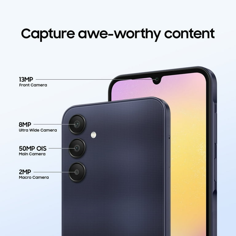 Samsung Galaxy A25 5G A Series 128GB Unlocked Android Samsung Galaxy A25 5G A Series 128GB Unlocked Android