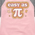 thumbnail image 3 of Instant Message - Easy As Pi - Toddler & Youth Girls Raglan Graphic T-Shirt, 3 of 6