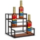 thumbnail image 3 of Modern 3-Layers Red Wine Rack Stable Durable Wine Bottle Display Stand for Living Room, 3 of 4