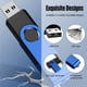 thumbnail image 4 of Unidad flash EASTBULL USB de 8 GB, paquete de 100 con cordones, azul, 4 of 7