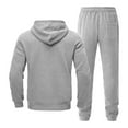 thumbnail image 5 of Xzbqbs Mens Hooded Tracksuit Sweatsuit Long Sleeve Full-Zip Jogging Sweatpants Fleece 2 Piece Sportsuits Workout Jogging Sweatsuit, 5 of 6