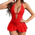 thumbnail image 2 of YUNAFFT Sheer Lace Open Crotch Bodysuit for Women with Alluring Design and Sensual Fit, 2 of 3